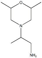 2-(2,6-dimethylmorpholin-4-yl)propan-1-amine Structure