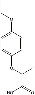 2-(4-ethoxyphenoxy)propanoic acid Structure