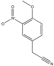 2-(4-methoxy-3-nitrophenyl)acetonitrile 구조식 이미지