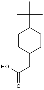 2-(4-tert-butylcyclohexyl)acetic acid 구조식 이미지