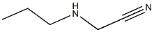 2-(propylamino)acetonitrile 구조식 이미지