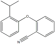 2-[2-(propan-2-yl)phenoxy]benzonitrile Structure