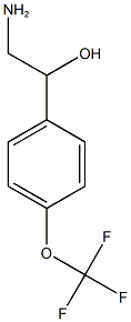 2-amino-1-[4-(trifluoromethoxy)phenyl]ethan-1-ol 구조식 이미지