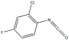 2-chloro-4-fluoro-1-isocyanatobenzene Structure