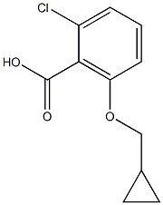 2-chloro-6-(cyclopropylmethoxy)benzoic acid Structure