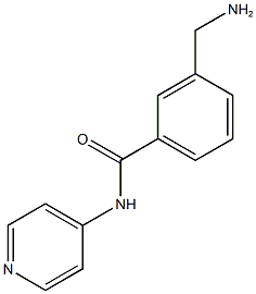 3-(aminomethyl)-N-pyridin-4-ylbenzamide Structure