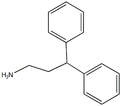 3,3-diphenylpropan-1-amine Structure