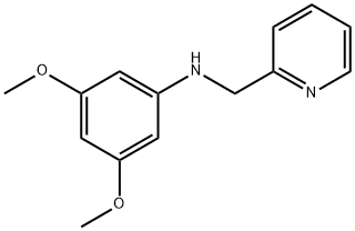 3,5-dimethoxy-N-(pyridin-2-ylmethyl)aniline Structure