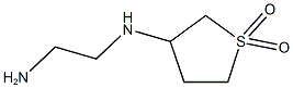3-[(2-aminoethyl)amino]-1$l^{6}-thiolane-1,1-dione 구조식 이미지