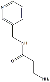 3-amino-N-(pyridin-3-ylmethyl)propanamide 구조식 이미지