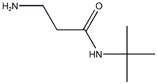 3-amino-N-(tert-butyl)propanamide 구조식 이미지