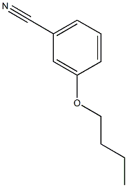 3-butoxybenzonitrile 구조식 이미지