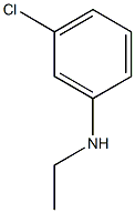 3-chloro-N-ethylaniline 구조식 이미지