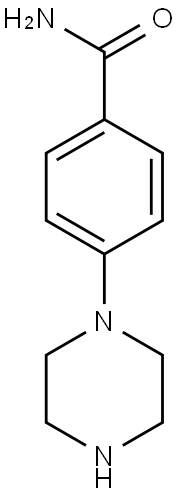 4-(piperazin-1-yl)benzamide 구조식 이미지