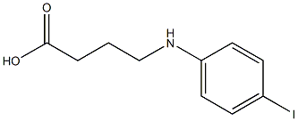 4-[(4-iodophenyl)amino]butanoic acid Structure