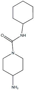 4-amino-N-cyclohexylpiperidine-1-carboxamide 구조식 이미지