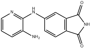 5-[(3-aminopyridin-2-yl)amino]-2,3-dihydro-1H-isoindole-1,3-dione 구조식 이미지