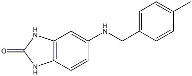 5-{[(4-methylphenyl)methyl]amino}-2,3-dihydro-1H-1,3-benzodiazol-2-one Structure