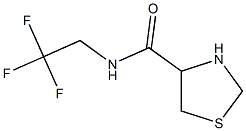 N-(2,2,2-trifluoroethyl)-1,3-thiazolidine-4-carboxamide Structure