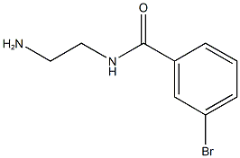 N-(2-aminoethyl)-3-bromobenzamide 구조식 이미지