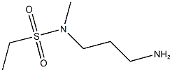 N-(3-aminopropyl)-N-methylethanesulfonamide Structure