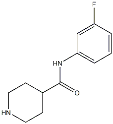 N-(3-fluorophenyl)piperidine-4-carboxamide 구조식 이미지