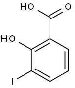 2-Hydroxy-3-iodobenzoic acid 구조식 이미지