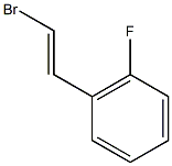 1-(-2-BROMOVINYL)-2-FLUOROBENZENE 구조식 이미지