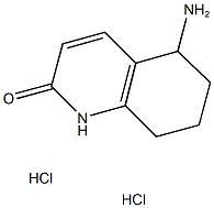 5-AMINO-5,6,7,8-TETRAHYDROQUINOLIN-2(1H)-ONE DIHYDROCHLORIDE 구조식 이미지