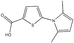 5-(2,5-DIMETHYL-1H-PYRROL-1-YL)THIOPHENE-2-CARBOXYLIC ACID 구조식 이미지