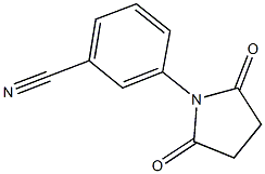 3-(2,5-DIOXOPYRROLIDIN-1-YL)BENZONITRILE Structure