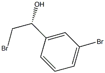 (1R)-2-BROMO-1-(3-BROMOPHENYL)ETHANOL 구조식 이미지