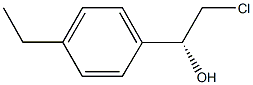 (1R)-2-CHLORO-1-(4-ETHYLPHENYL)ETHANOL Structure