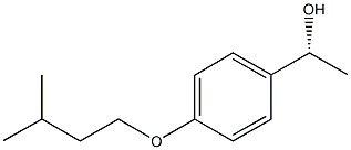 (1R)-1-[4-(3-METHYLBUTOXY)PHENYL]ETHANOL 구조식 이미지