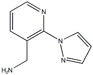 [2-(1H-pyrazol-1-yl)pyridin-3-yl]methylamine Structure