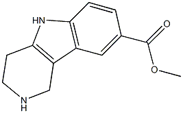 methyl 2,3,4,5-tetrahydro-1H-pyrido[4,3-b]indole-8-carboxylate Structure