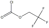 2,2,2-trifluoroethyl chloridocarbonate Structure