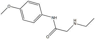 2-(ethylamino)-N-(4-methoxyphenyl)acetamide Structure