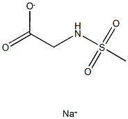 sodium [(methylsulfonyl)amino]acetate 구조식 이미지