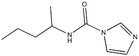 N-(1-methylbutyl)-1H-imidazole-1-carboxamide 구조식 이미지