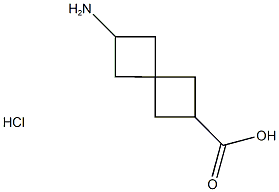 6-aminospiro[3.3]heptane-2-carboxylic acid hydrochloride Structure