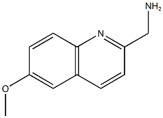 (6-methoxyquinolin-2-yl)methanamine 구조식 이미지