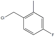 1-(chloromethyl)-4-fluoro-2-methylbenzene 구조식 이미지