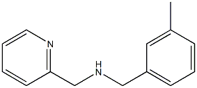 [(3-methylphenyl)methyl](pyridin-2-ylmethyl)amine 구조식 이미지