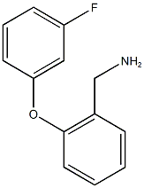 [2-(3-fluorophenoxy)phenyl]methanamine Structure