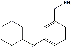 [3-(cyclohexyloxy)phenyl]methanamine Structure