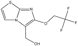 [6-(2,2,2-trifluoroethoxy)imidazo[2,1-b][1,3]thiazol-5-yl]methanol 구조식 이미지