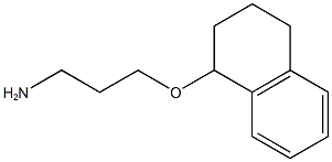 1-(3-aminopropoxy)-1,2,3,4-tetrahydronaphthalene 구조식 이미지