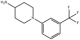 1-[3-(trifluoromethyl)phenyl]piperidin-4-amine Structure