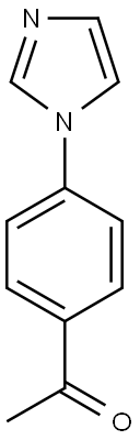 1-[4-(1H-imidazol-1-yl)phenyl]ethan-1-one Structure